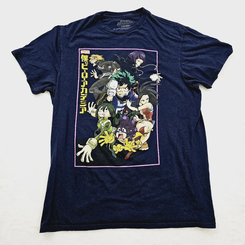 My Hero Academia Graphic Anime Manga‎ T Shirt Size Medium Funimation
